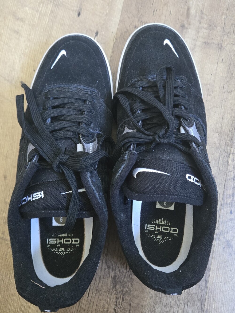 Nike Sb Ishod Wair Mens Size 6 Black And White Sneakers - Picture 9 of 12